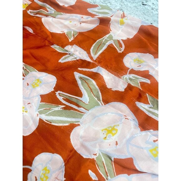 Carolina K Luz Dress Orange Womens Size Medium - Picture 12 of 14